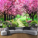 cherry blossom trees wallpaper