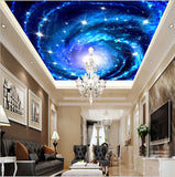 galaxy ceiling wall mural