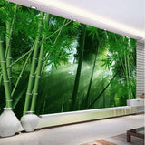 bamboo trees spa wall mural