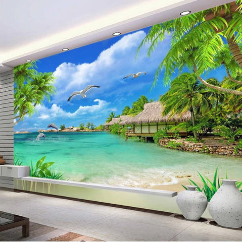 tropical beach wallpaper