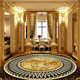 ornate marble floor self-adhesive mural